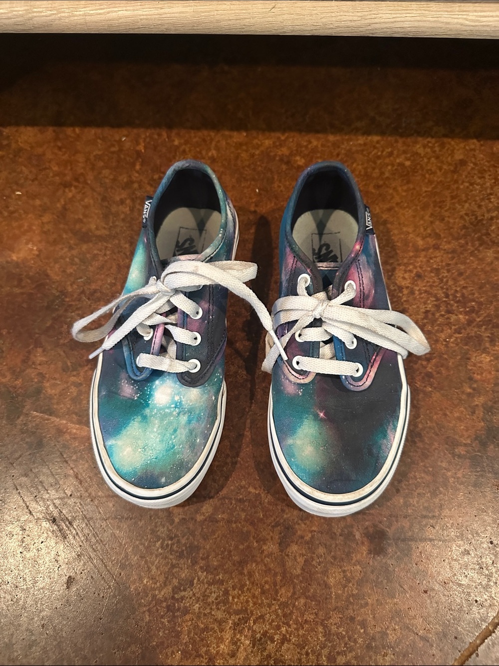 Vans Kids Galaxy Canvas Sneakers - Blue & Purple
